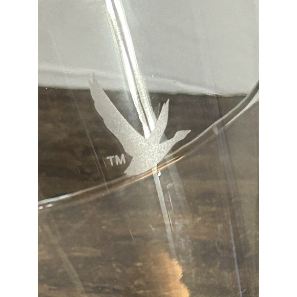 Grey Goose Vodka Glass Embossed Bird Logo Heavy Base Shot Glass - Picture 3 of 7